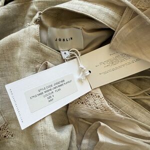 Joslin Flax Linen Playsuit